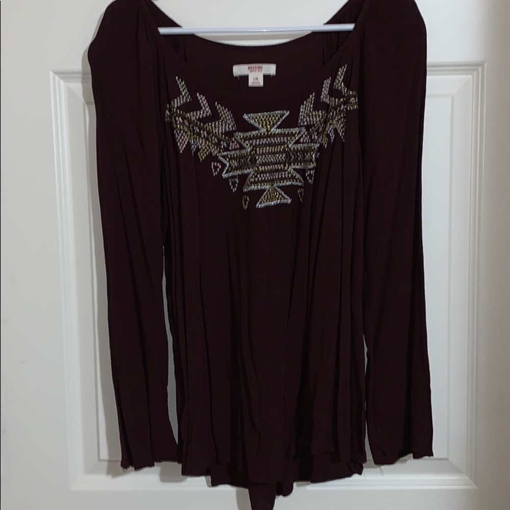 Never worn long sleeve top